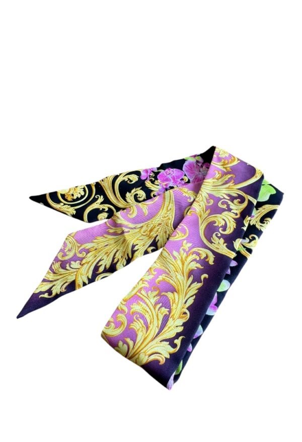 BANDANA MEDUSA ORCHID SILK - VERSACE - Image 6